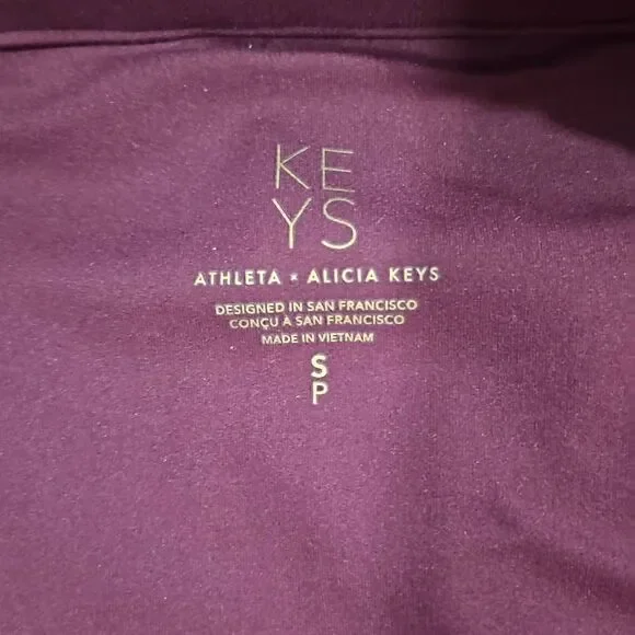 Athleta x Alicia Keys Small Goddess Bodysuit Red Spiced Jumpsuit Womens 450639 - Picture 5 of 11